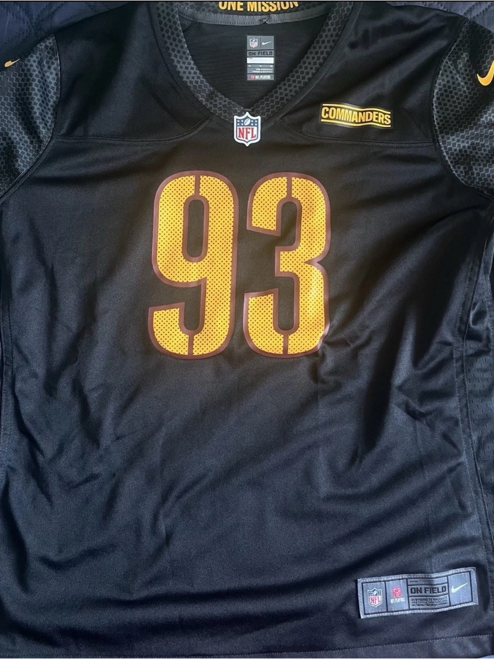 Women’s Nike Jonathan Allen #93 Washington Commanders Alt Jersey Sz XL New Tags